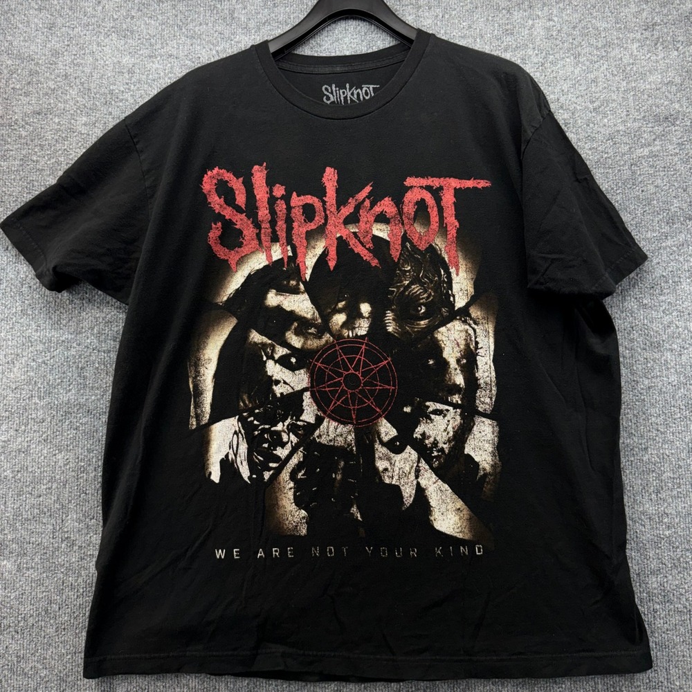 Slipknot We Are Not Your Kind Graphic T Shirt Mens XXL Black Band‎ Tee